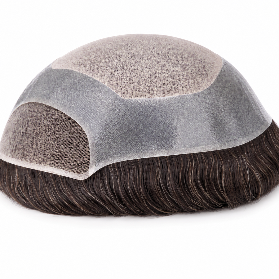 LINJ pu with lace toupee